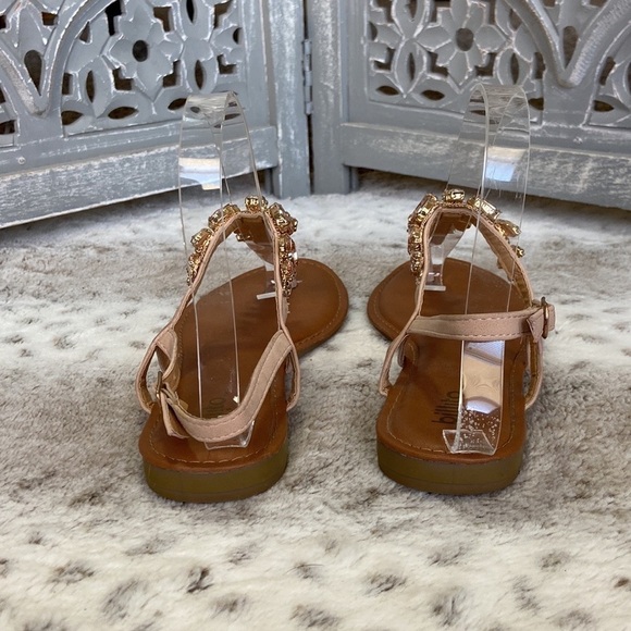 Billito gladiator sandals size 6 rhinestones bling Barbie beach island girl - Picture 6 of 10